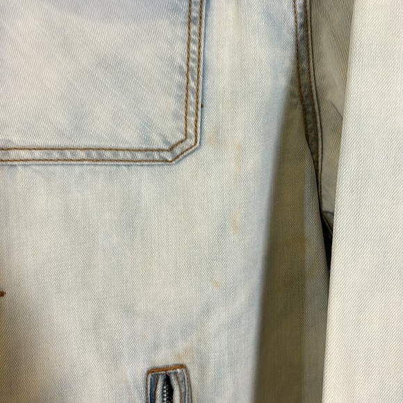 Akoo light denim jacket with pockets - Picture 4 of 10